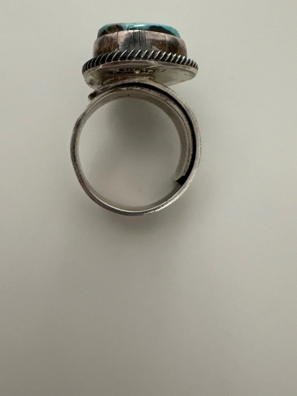 Native Made Adjustable Turquoise Ring